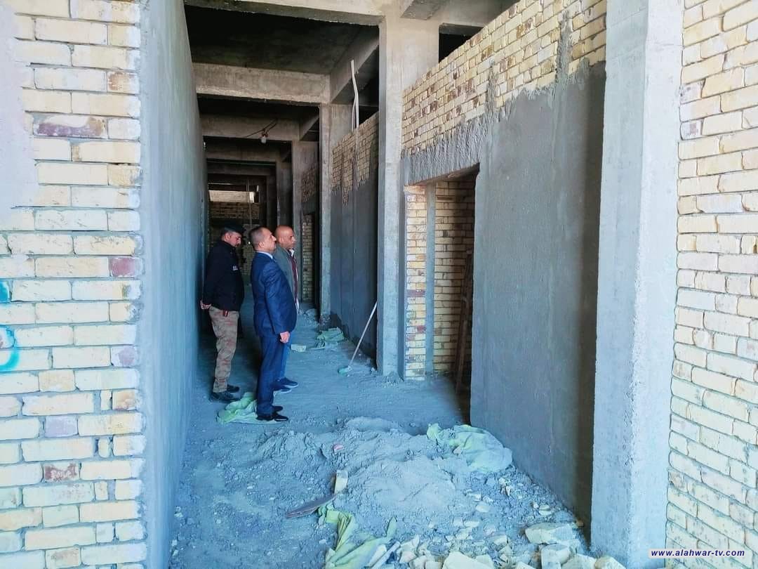 قائممقام الدواية يتابع العمل بانشاء مستشفى سعة 20 سرير